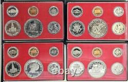 United States Proof Sets 1971-1993, 1999-2006, 2009 LOT OF 32 UNC OGP VF
