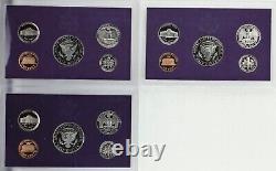 United States Proof Sets 1971-1993, 1999-2006, 2009 LOT OF 32 UNC OGP VF