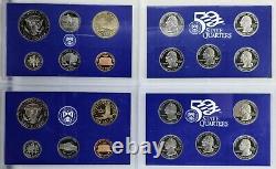 United States Proof Sets 1971-1993, 1999-2006, 2009 LOT OF 32 UNC OGP VF