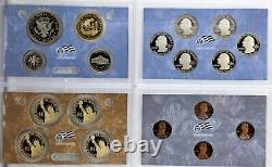 United States Proof Sets 1971-1993, 1999-2006, 2009 LOT OF 32 UNC OGP VF