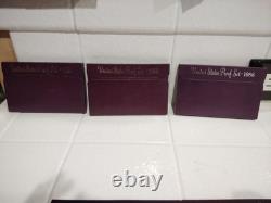 United States Proof Sets 1984-1993 10 Sets