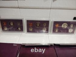 United States Proof Sets 1984-1993 10 Sets