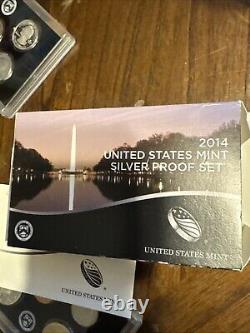 United States U. S. Mint 2014 Limited Edition Silver Proof Set