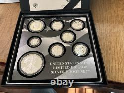 United States U. S. Mint 2017 Limited Edition Silver Proof Set with Box