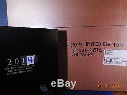 Unopened and Untouched 2014 Silver Limited Edition Proof Sets O. G. P.  Box of 4