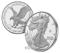 VERY RARE 2025 Laser Engraved American Eagle 1oz Silver Proof Limited Set