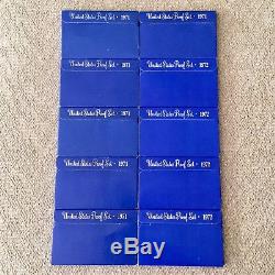 WHOLESALE LOT of 75 U. S. PROOF SETS & SPECIAL MINT SETS 1966-1972 Lots of SILVER