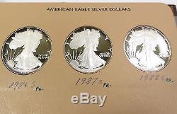 X31 Coin 1986-2000 Set with PROOF Toned Silver American Eagle Dollar SAE US 12900S
